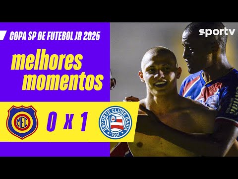 Gols e lances de Madureira x Bahia