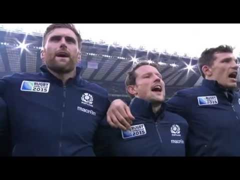 RWC 2015 Anthems - Australia vs Scotland [Quarter Final]