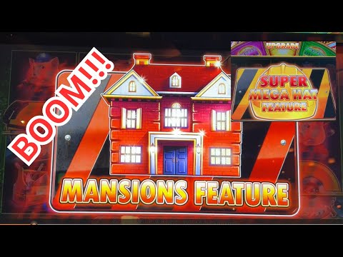 Bonus after bonus on Huff n' EVEN more Puff slot machine. MANSIONS feat. in Palms casino, Las Vegas