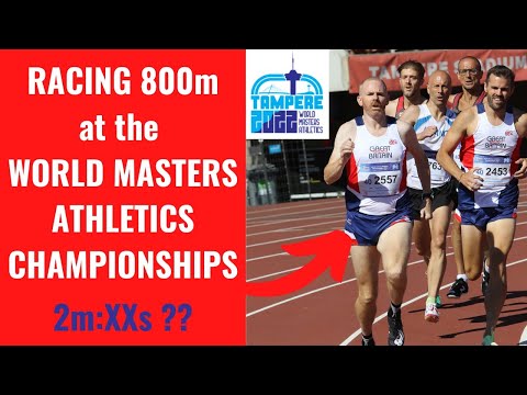 800m racing at World Masters Athletics Championships | WMA Tampere 2022