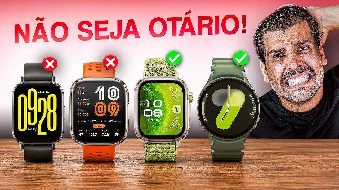 Miniatura da avaliação em vídeo de Relógio Smartwatch IOWODO Unissex 1.91'' Bluetooth Prata