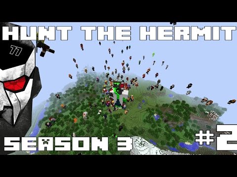 HUNT THE HERMIT  - Minecraft vs 150+ players! - S3E2 [HermitCraft Special UHC]