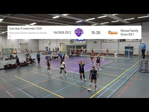 13 sep 2025 Bekerwedstrijd VoCASA D2 - Orion D1
