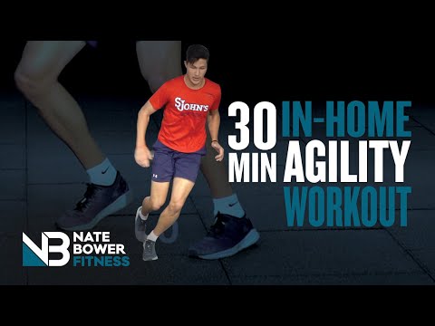 30 Minute At Home Agility Workout | Train Like an Athlete | NateBowerFitness