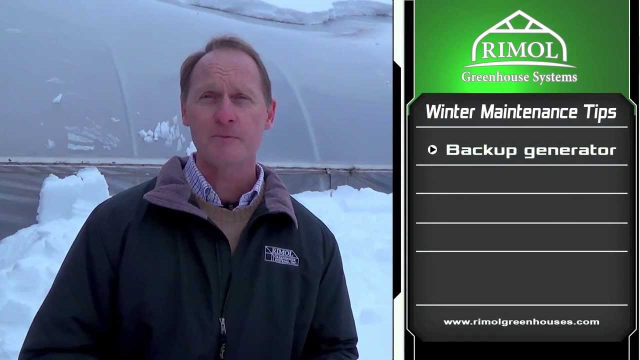 Greenhouse Winter Maintenance Tips