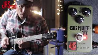 Video thumbnail for JHS Pedals - EHX Green Russian "Moscow Mod" - Guitar Pedal Demo | Big Muff Fuzz by R.J. Ronquillo