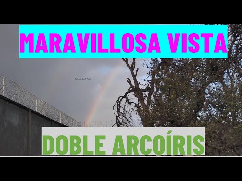 ¡Increíble Arcoíris Doble en Hueypoxtla, Estado de México! 4 de Octubre 2023 | Vista Impresionante