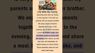 Life With My Family | Easy English Story | Listening Practice