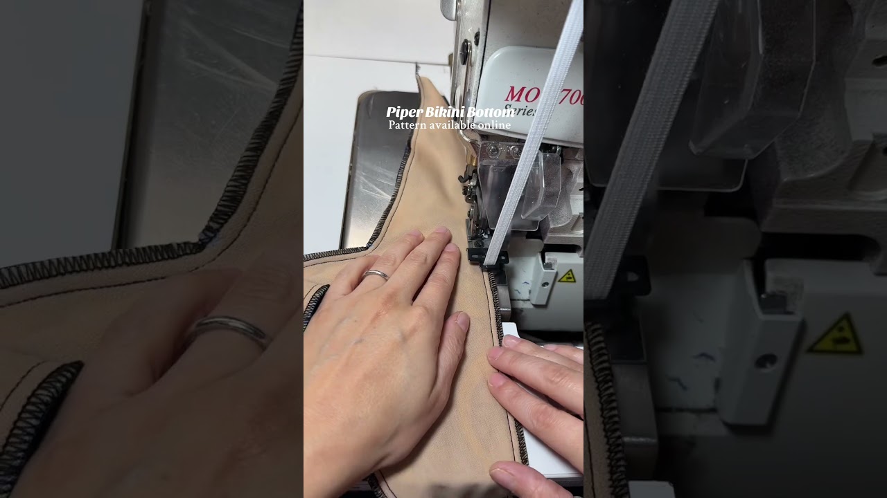 Piper bikini bottom PDF available now on my site 🪡👙 #sewing #swimwear #patterns