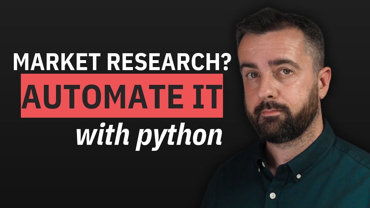 How to Scrape Data for Market Research (full project)
