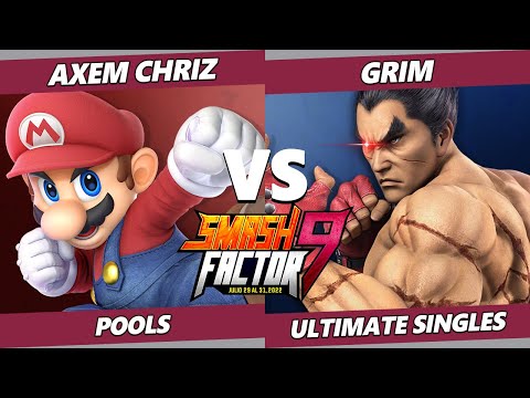 Smash Factor 9 - Axem Chriz (Mario, Mega Man) Vs. Grim (Kazuya) SSBU Ultimate Tournament