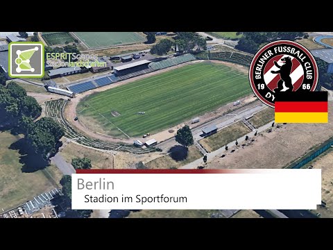 Stadion im Sportforum Hohenschönhausen | BFC Dynamo Berlin | Google Earth 360° Rotation