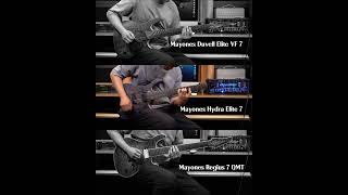 Video thumbnail for Mayones Duvell Elite VF 7, Hydra Elite 7, Regius 7 Comparison #musicforce #뮤직포스 by Music Force Official