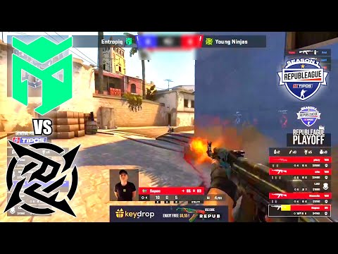 Entropiq vs Young Ninjas - REPUBLEAGUE TIPOS Season 1 | CSGO HIGHLIGHTS