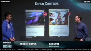 Pro Tour Shadows over Innistrad Deck Tech: Esper Control with Andrew Brown