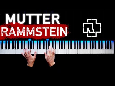 Mutter - Rammstein piano tutorial