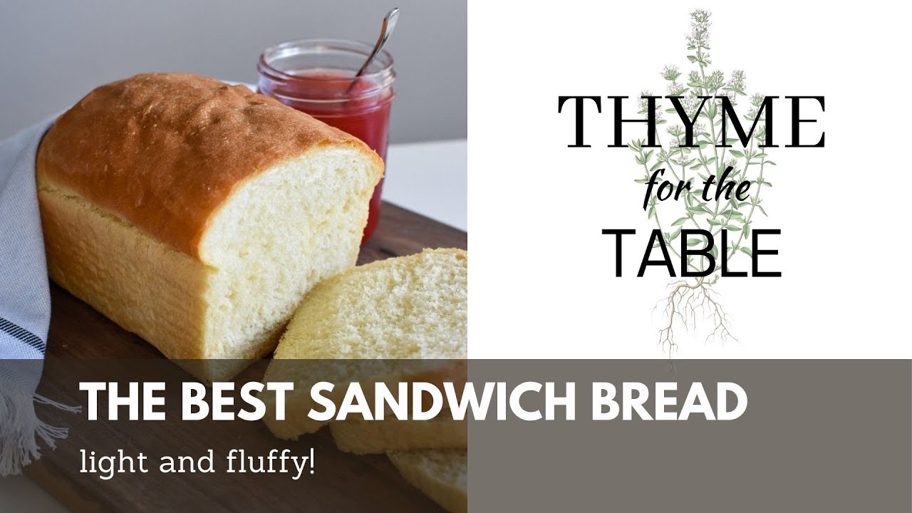 The BEST Sandwich Bread Recipe | How to make homemade bread that is soft, fluffy and NOT crumbly!