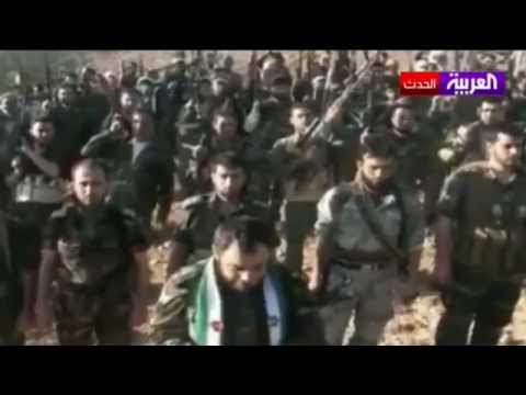 تقرير تلفزيوني حول إعلان الجيش السوري الحر عن تشكيل قيادة مشتركة للجيش الحر في الداخل