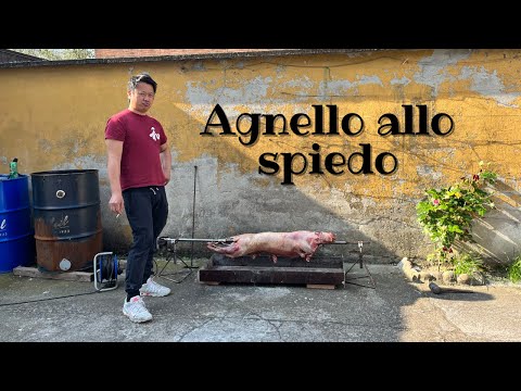come fare un agnello intero allo spiedo.