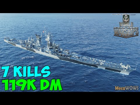World of WarShips | Alaska | 7 KILLS | 119K Damage - Replay Gameplay 1080p 60 fps