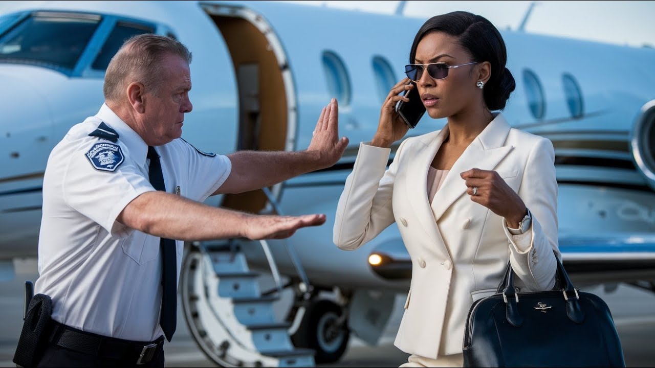 Racist Guard Blocks Black Woman from Boarding Private Jet, But She Calls Security on Him...
