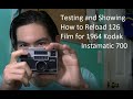 How To Reload 126 Film For Kodak Instamatic 700