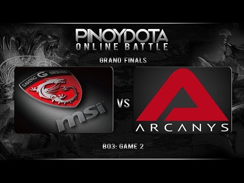 PinoyDotA Online Battle Grand Finals: MSI-EvoGT.Skyville vs Arcanys Game 2