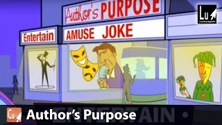 Author's Purpose Song – Learn Comprehension – Learning Upgrade App