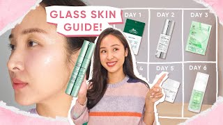 My 7-Day *Glass Skin* Reset Guide | for acne, pores & skin texture ✅