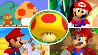 Evolution of Mega Mushrooms in Mario Games (2000-2