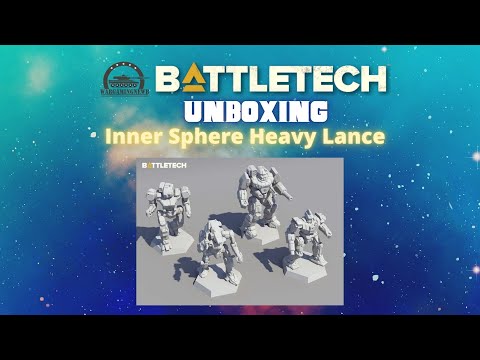 Unboxing Catalyst Games Battletech Inner Sphere Heavy Lance [Unboxing]