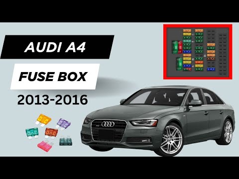 Audi A4 (2013-2016) Fuse Box Locations & Diagram