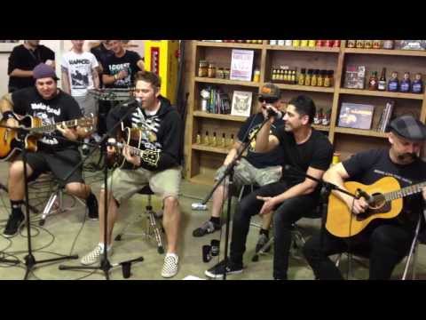 Zebrahead - I'm Just Here For The Free Beer (Acoustic) Live in Australia 2014