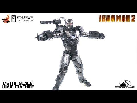 Hot Toys Iron Man 2 Die Cast WAR MACHINE Video Review