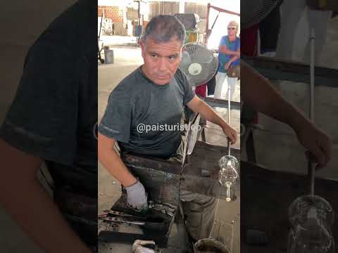 ASÍ SE FABRICA UNA COPA DE CRISTAL. Cristalería San Carlos Centro, Santa Fe.