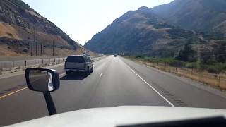 BigRigTravels LIVE! Ogden, Utah to near Evanston, Wyoming I-84 & I-80-July 26, 2018
