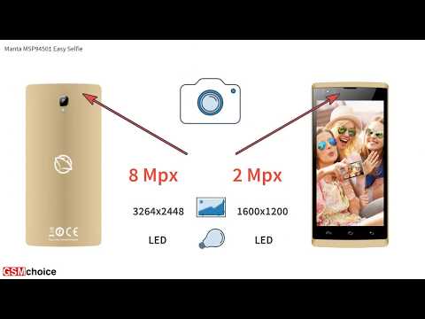 Manta MSP94501 Easy Selfie - Smartphone specification by GSMchoice.com
