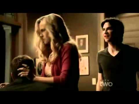 The Vampire Diaries 3x04 - Caroline & Damon Fight