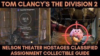 Nelson Theater Hostages - Classified Assignment Collectible Guide How To Unlock Backpack Trophy