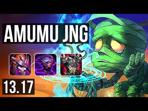 AMUMU vs NOCTURNE (JNG) | 8/1/8, Rank 9 Amumu, 400+ games | TR Grandmaster | 13.17