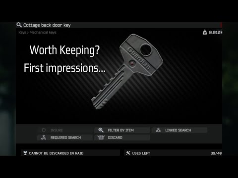 Escape From Tarkov - Cottage back door key on Shoreline - Worth Keeping?