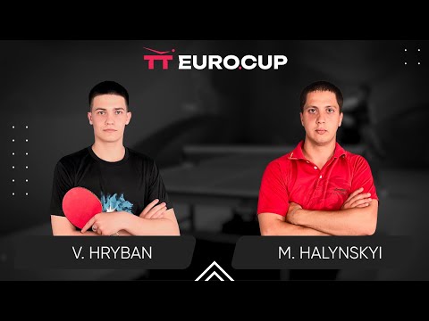 19:15 Vadym Hryban - Mykola Halynskyi 10.12.2023 TT Euro.Cup Ukraine Star TABLE 3