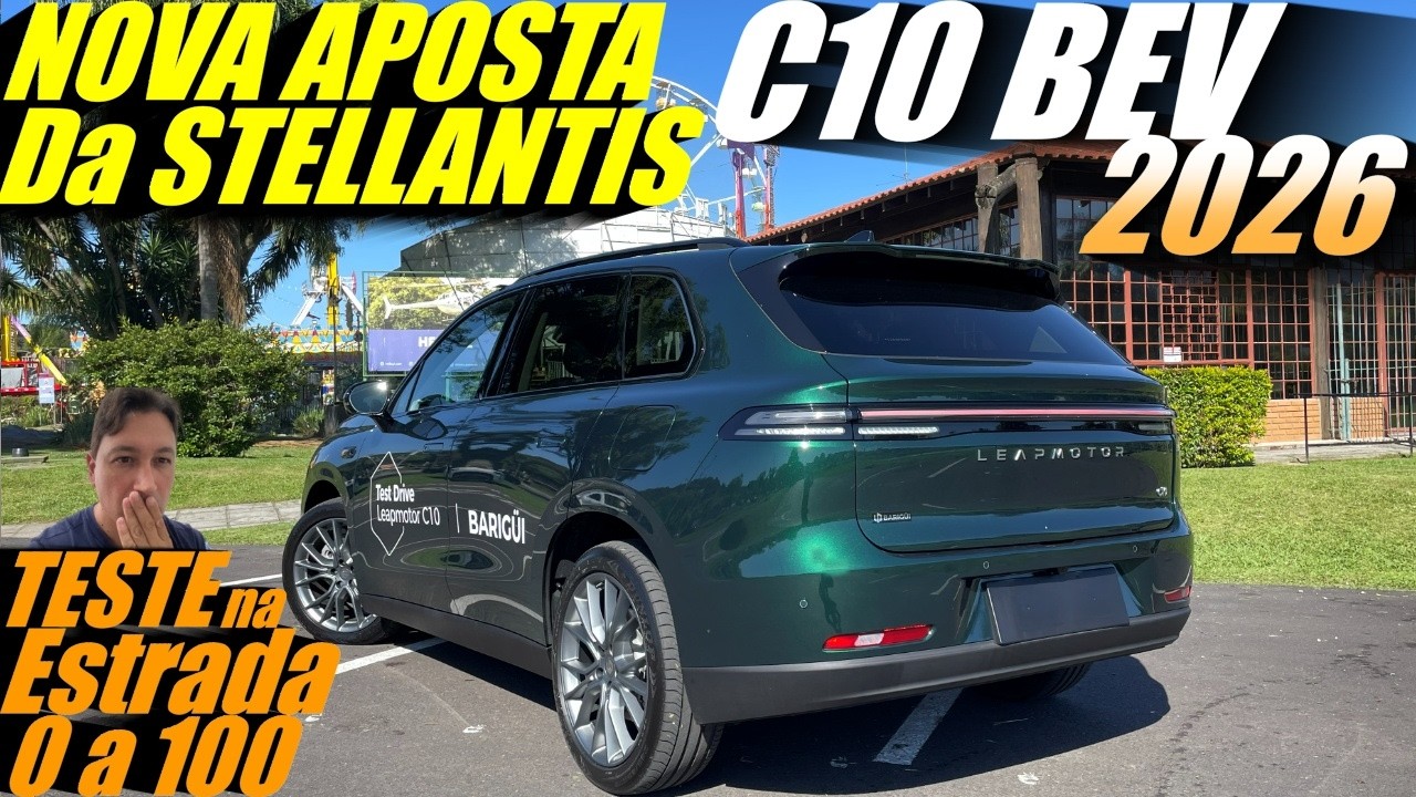 Leapmotor C10 chega ao Brasil por R$ 189.990 com até 950 km de autonomia