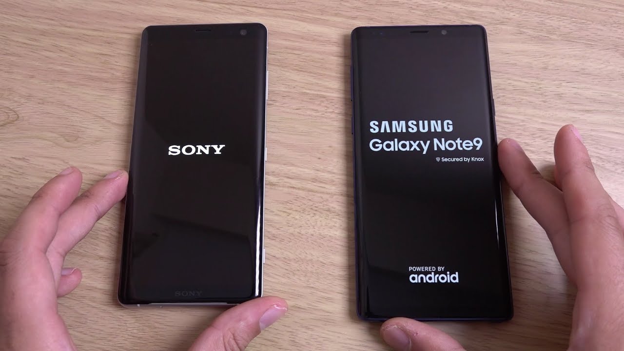 Sony Xperia XZ3 vs Samsung Galaxy Note 9 - Speed & Camera Test!