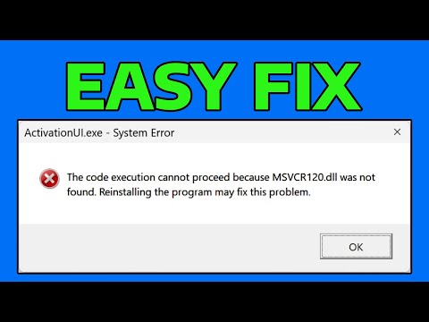 How To Fix The Code Execution Cannot Proceed Because MSVCR120.dll Was Not Found Recorder.exe Error