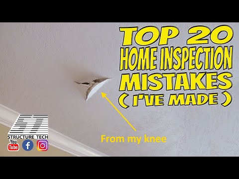 Top 20 Home Inspection mistakes (I've made)