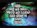 Faggot MSI Lyrics On Screen