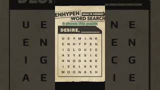 ENHYPEN DESIRE: UNLEASH possible song title names