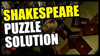 How to Solve Shakespeare Puzzle - Silent Hill 3 [ALL DIFFICULTIES]