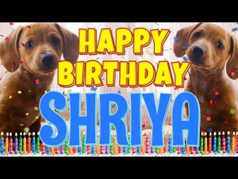 Happy Birthday Shriya! ( Funny Talking Dogs ) What Is Free On My Birthday